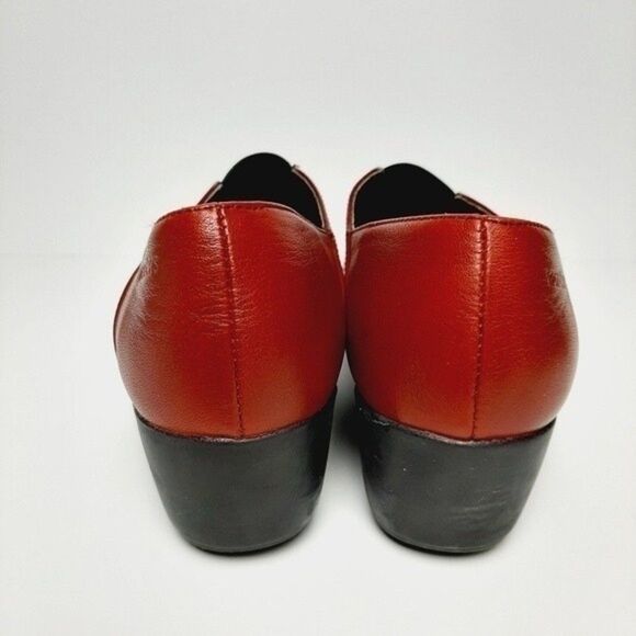 WONDERS Spain Wedge Loafers Red Patent Leather Sz Eur 40 | US 8.5 - Picture 10 of 14